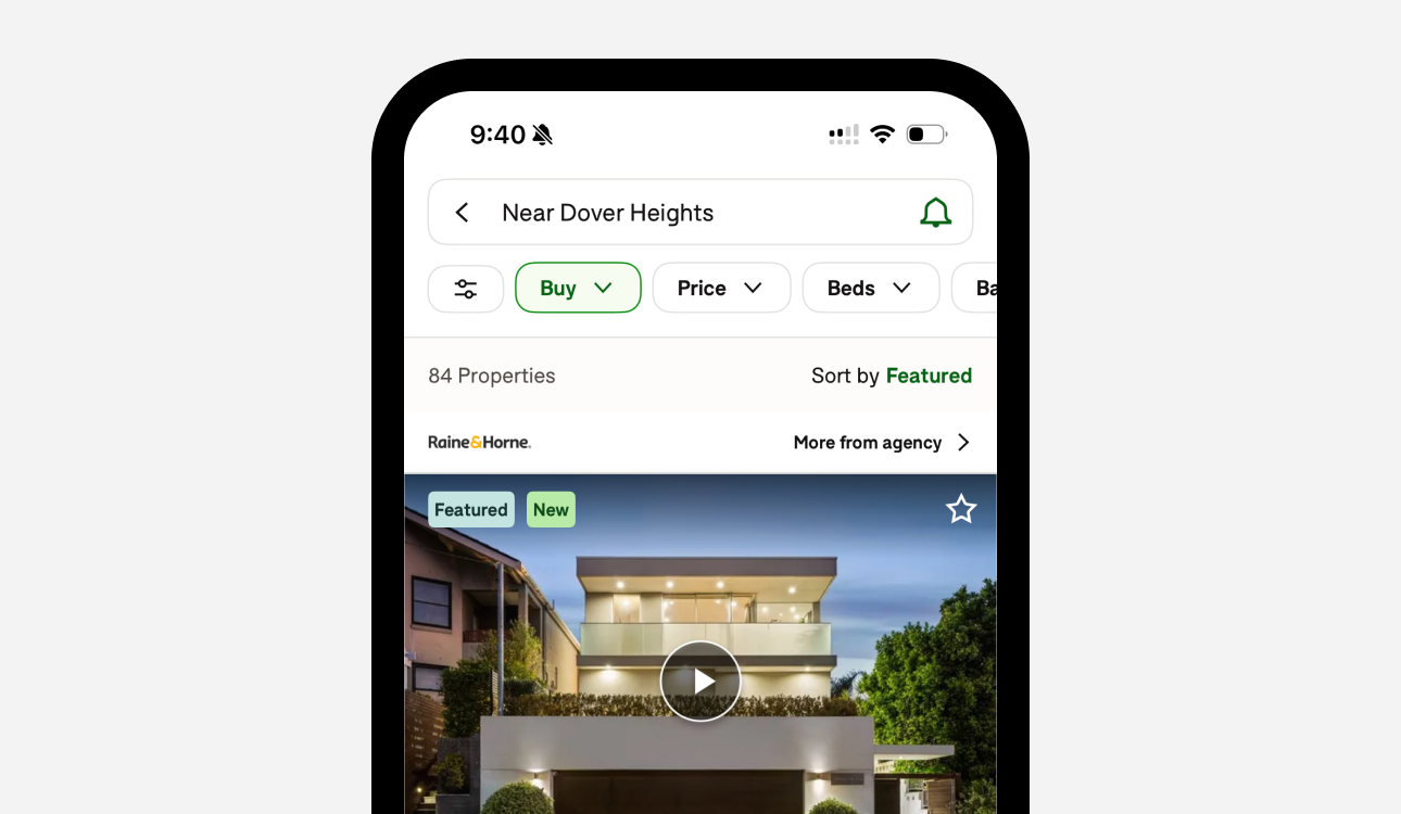 Domain App Search Redesign Project